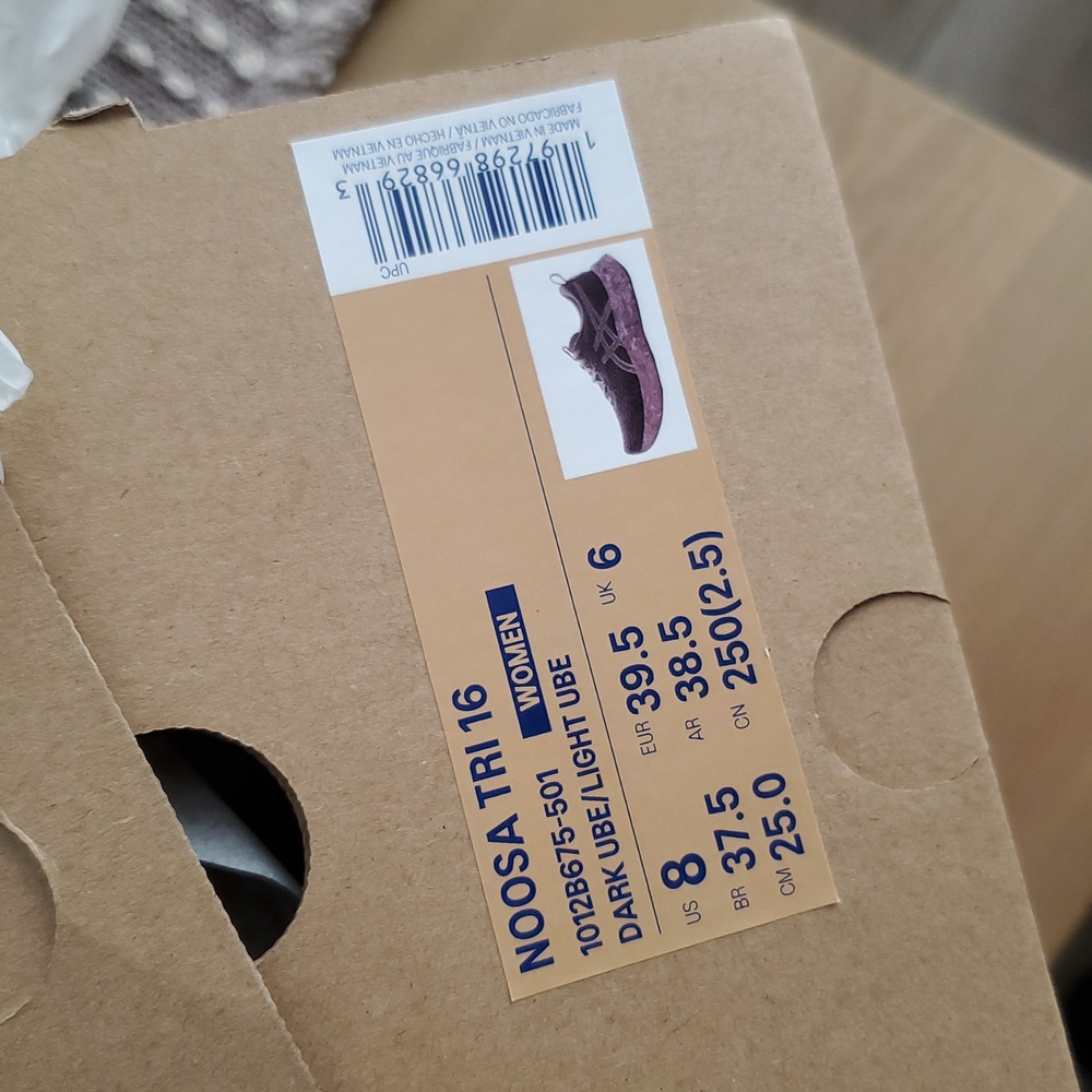 BNIB Asics Noosa Tri 16 Ube - 8 - Picture 8 of 8